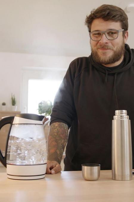 Rasmus erklärt wie der Wärmespeicher funktioniert