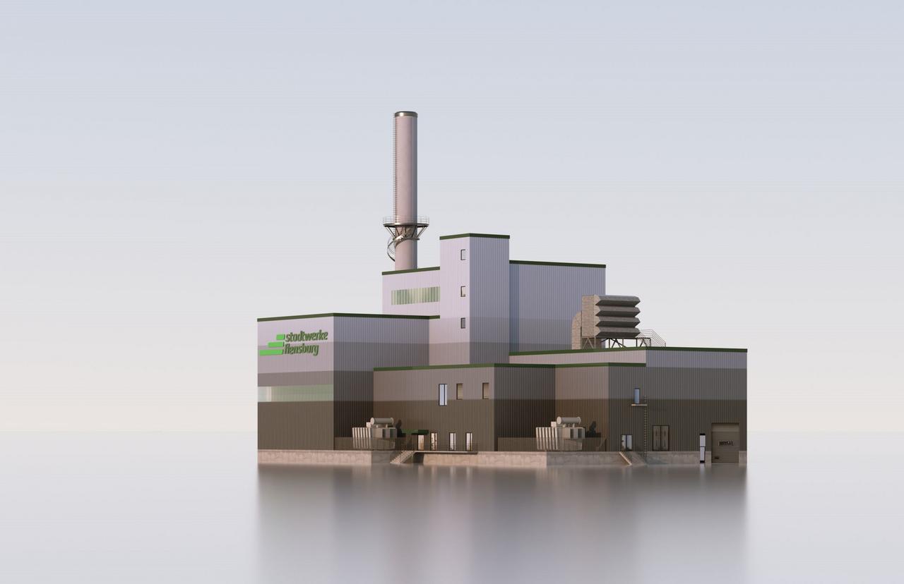 3D Darstellung des Kessels 13. 