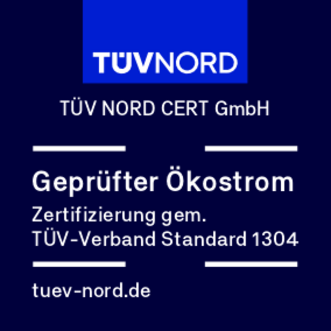TÜV Nord Zertifikat Strom