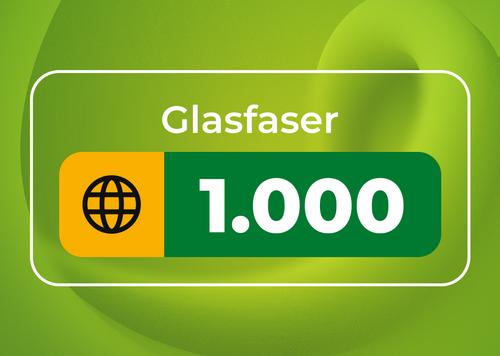 Glasfaser 1000 Internet