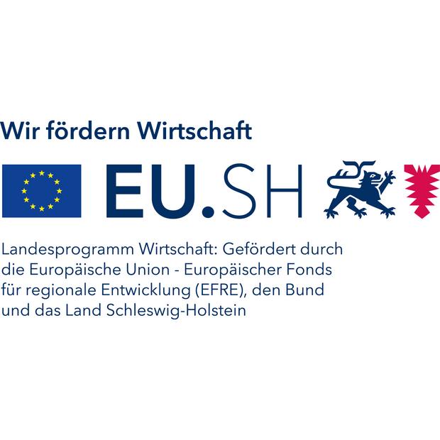 Logo des Landesprogramm Wirtschaft EU.SH