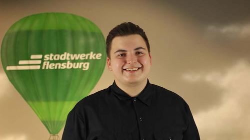 Portrait von einem Dualem Studenten.