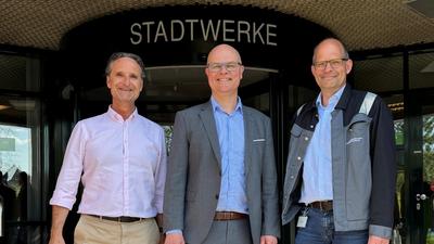 Stadtwerke präsentieren Minister Transformationsplan
