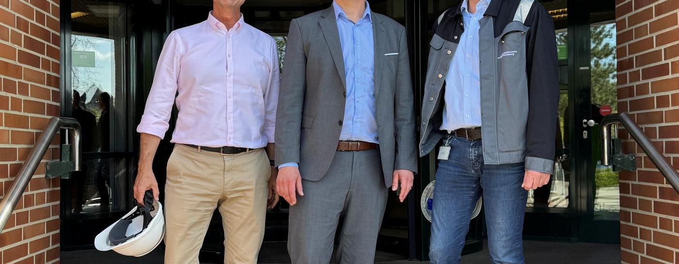 Tobias Goldschmidt zu besuch bei Stadtwerke Flensburg