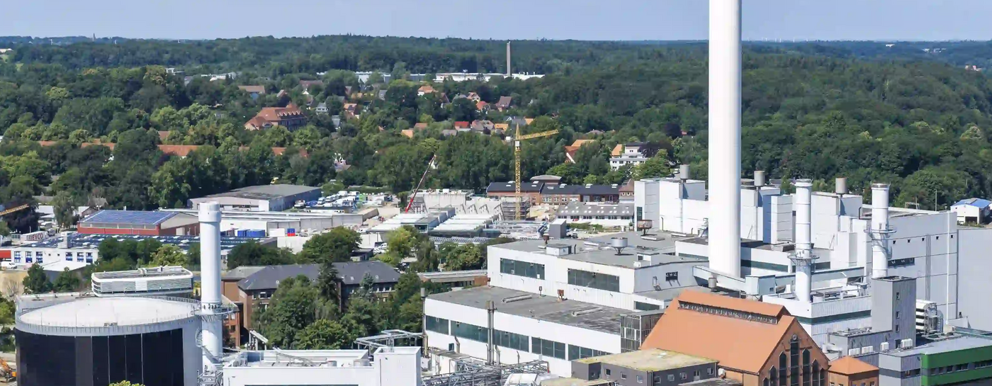 Panoramaaufnahme der Stadtwerke Flensburg Sommer 2026
