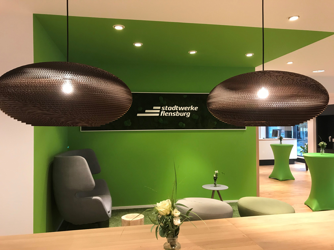 Foto vom Thresen im Kundencenter am Holm